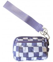 Wallet-8036-290 CHECK PURPLE